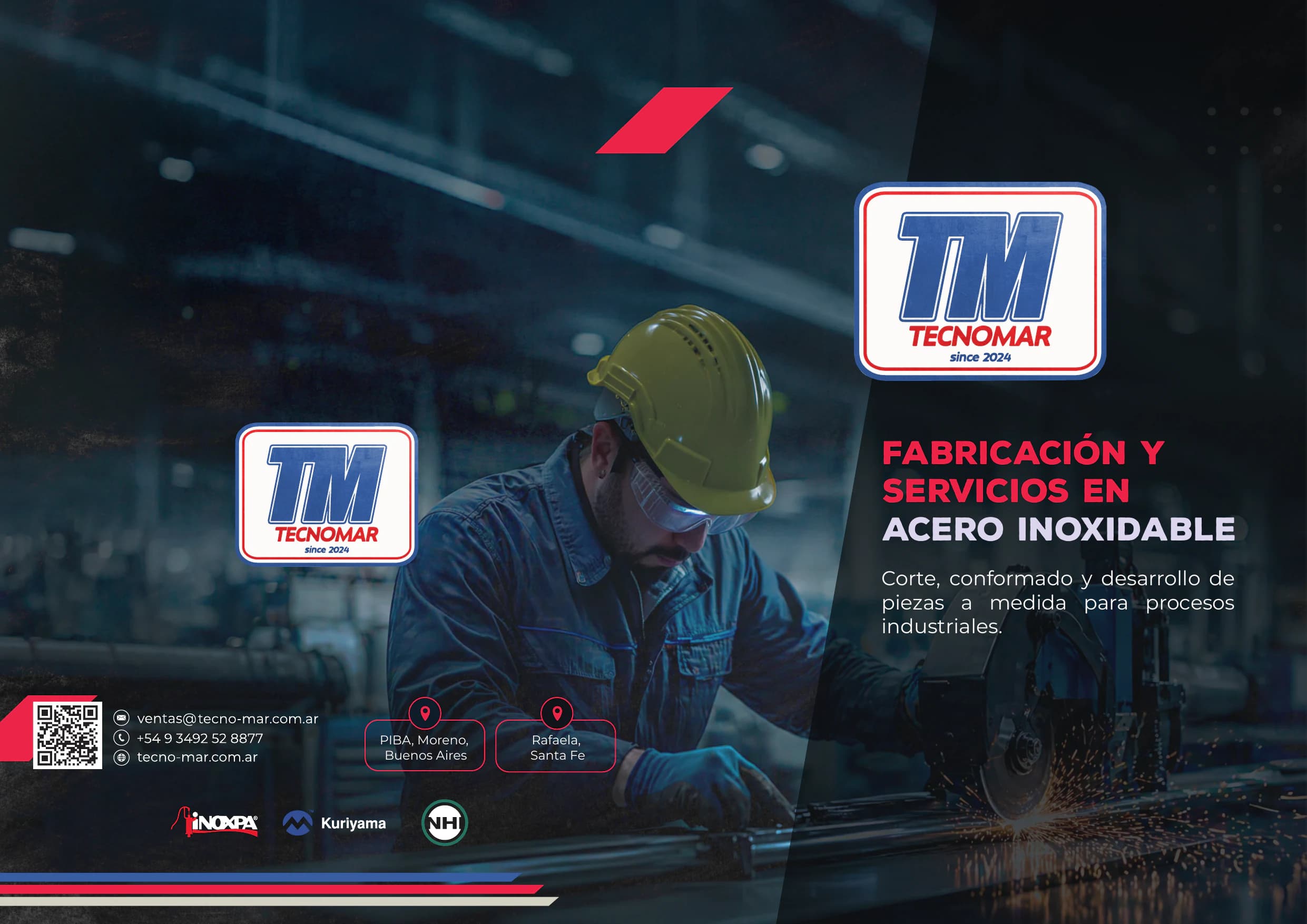Vista previa del folleto: Fabricación y Servicios en Acero Inoxidable