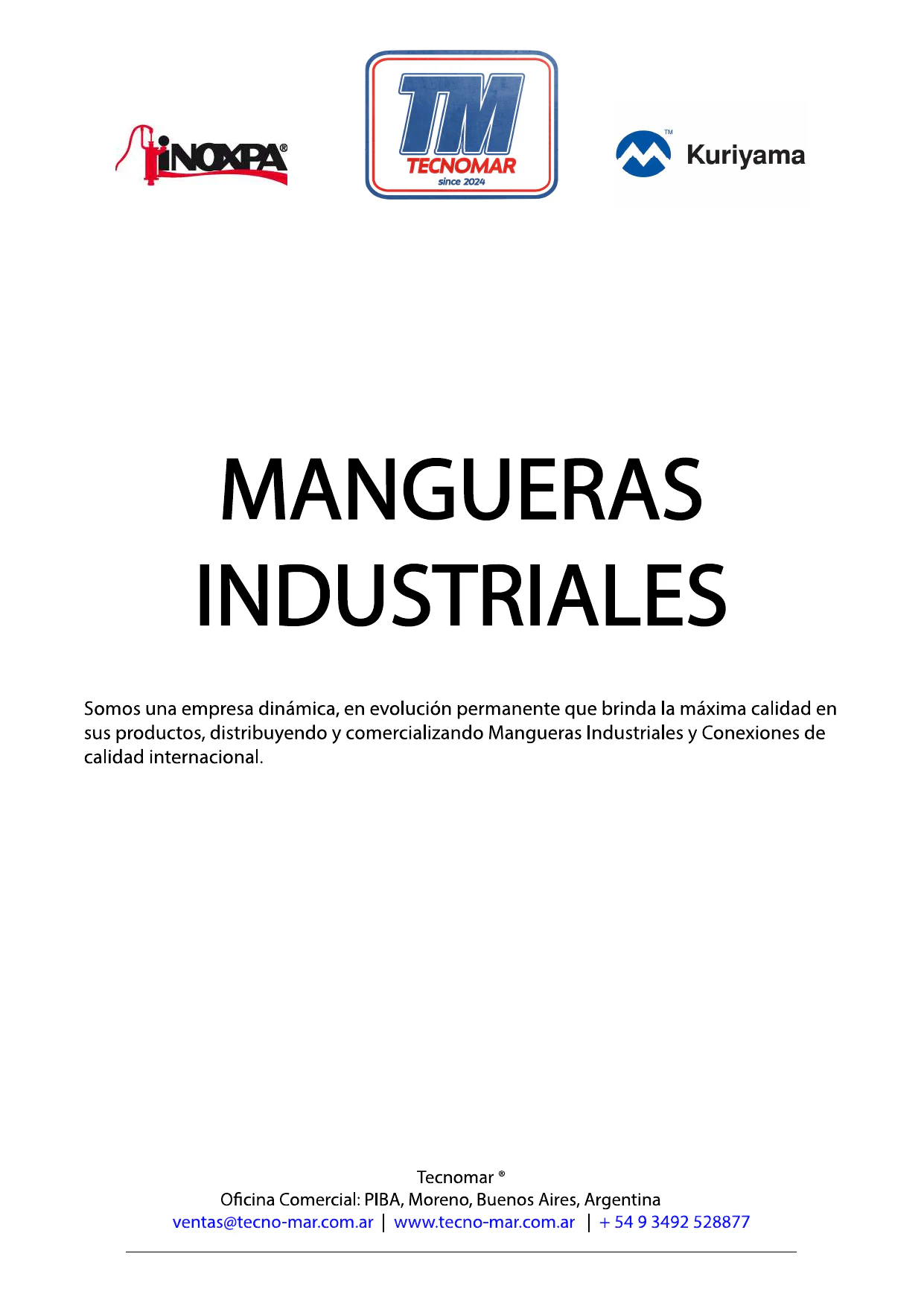 Vista previa del folleto: Mangueras de Caucho